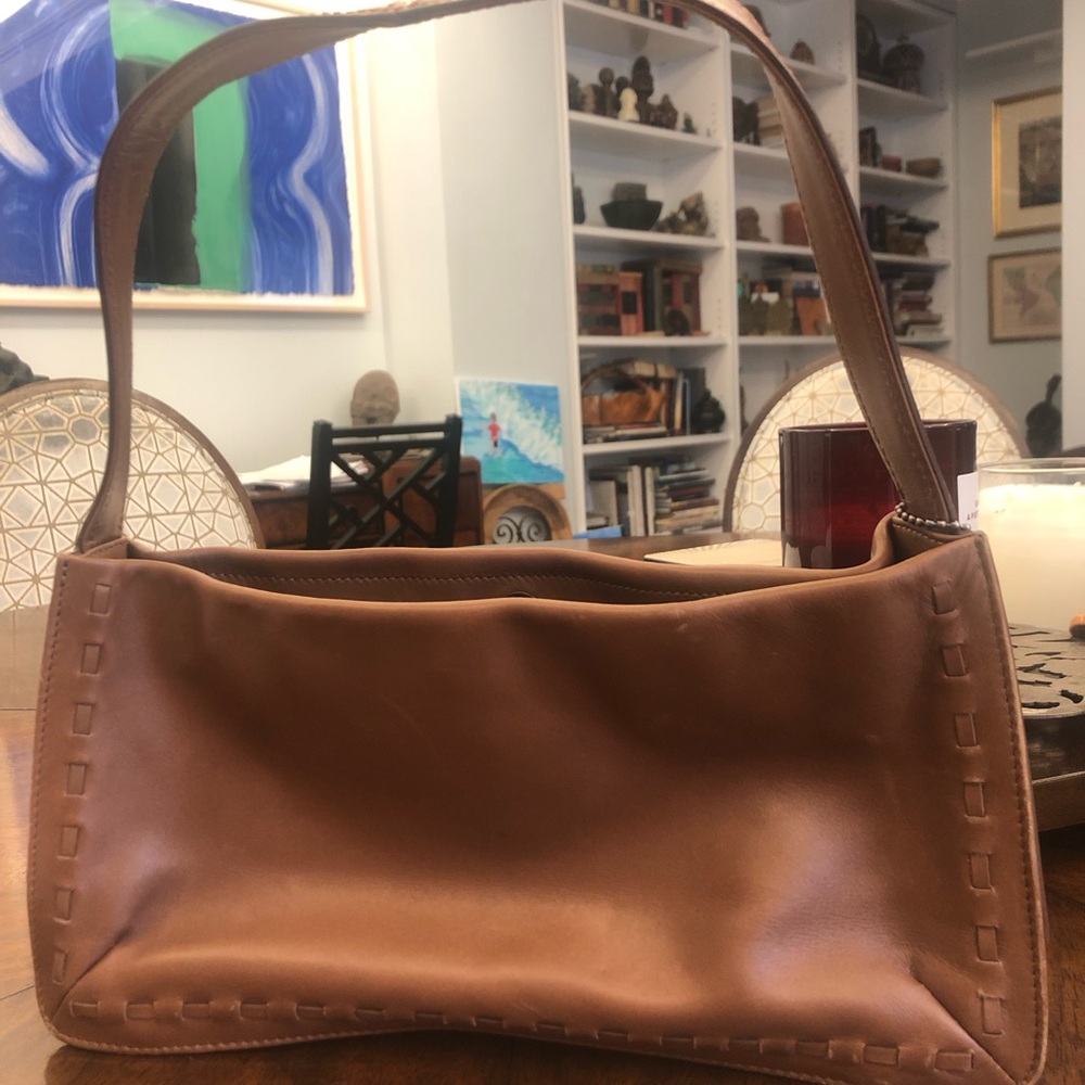 Small Coach leather bag